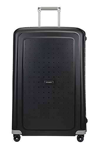 Samsonite S'Cure - Spinner L Suitcase, 75 cm, 102 L, Black (Black)