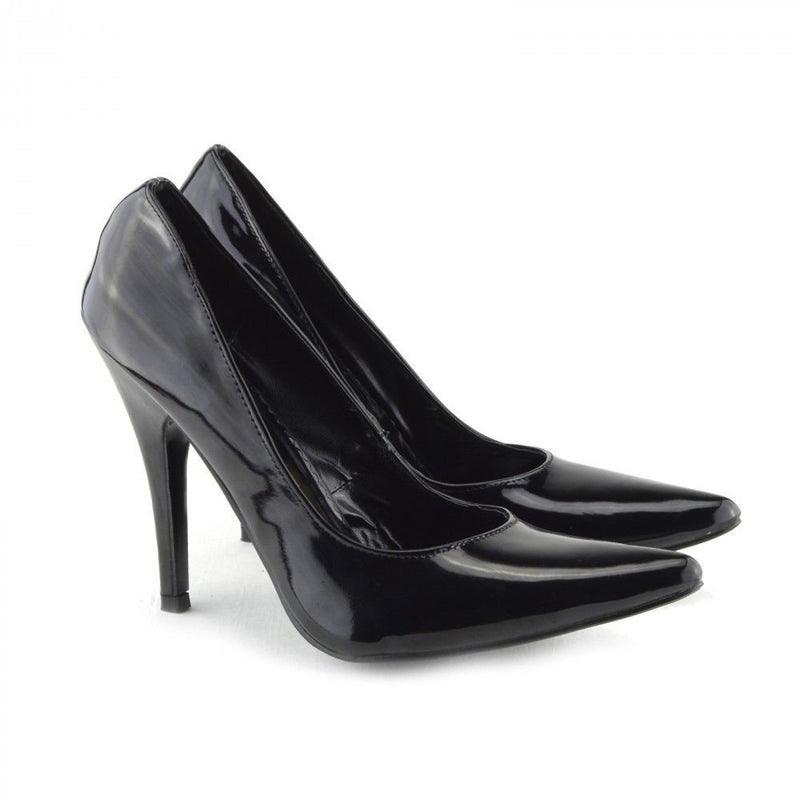 (BS12924) - New Mens Womens Drag Queen Cross Dresser HIGH Heel Pointy Toe Court Shoes Big Sizes UK 9,10,11,12