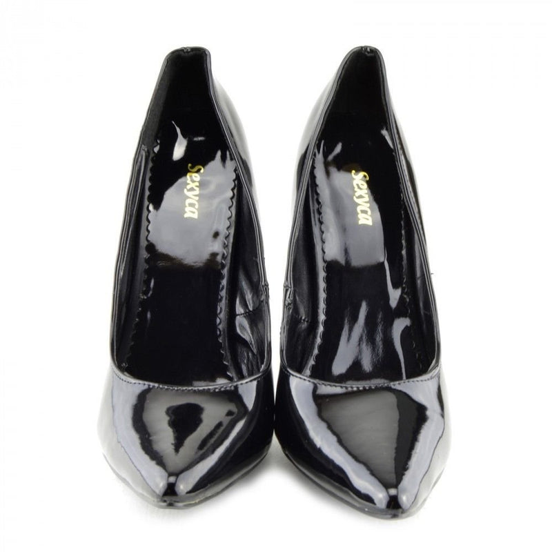(BS12924) - New Mens Womens Drag Queen Cross Dresser HIGH Heel Pointy Toe Court Shoes Big Sizes UK 9,10,11,12