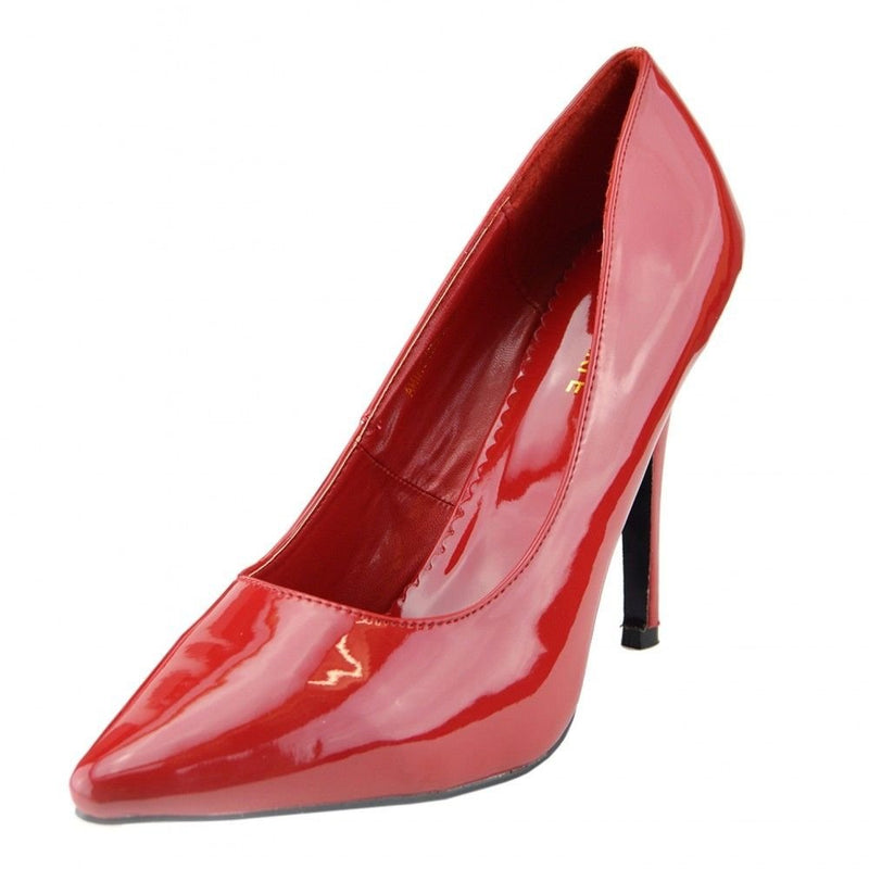 (BS12924) - New Mens Womens Drag Queen Cross Dresser HIGH Heel Pointy Toe Court Shoes Big Sizes UK 9,10,11,12