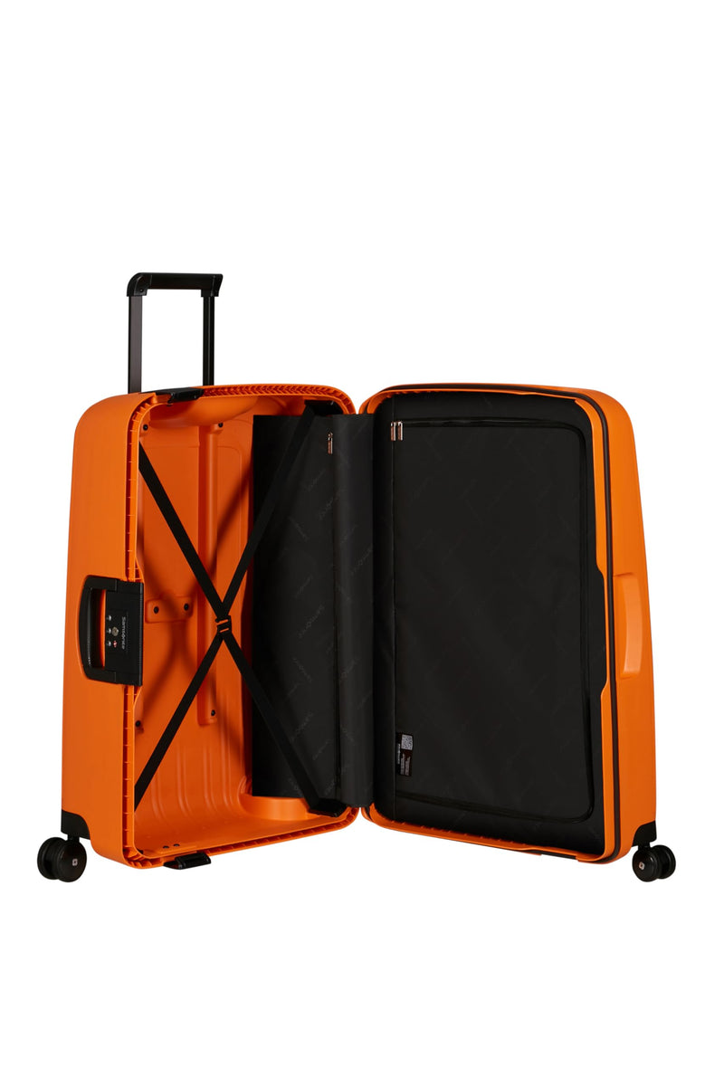 Samsonite S'Cure - Spinner L Suitcase, 75 cm, 102 L, Black (Black)