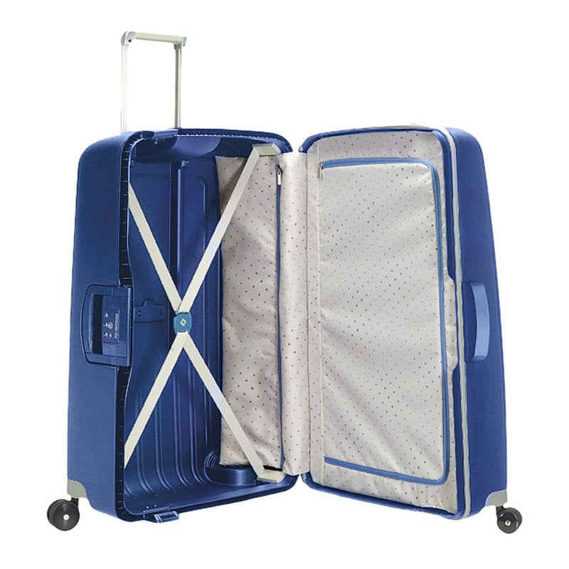Samsonite S'Cure - Spinner L Suitcase, 75 cm, 102 L, Black (Black)