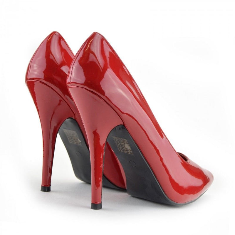 (BS12924) - New Mens Womens Drag Queen Cross Dresser HIGH Heel Pointy Toe Court Shoes Big Sizes UK 9,10,11,12