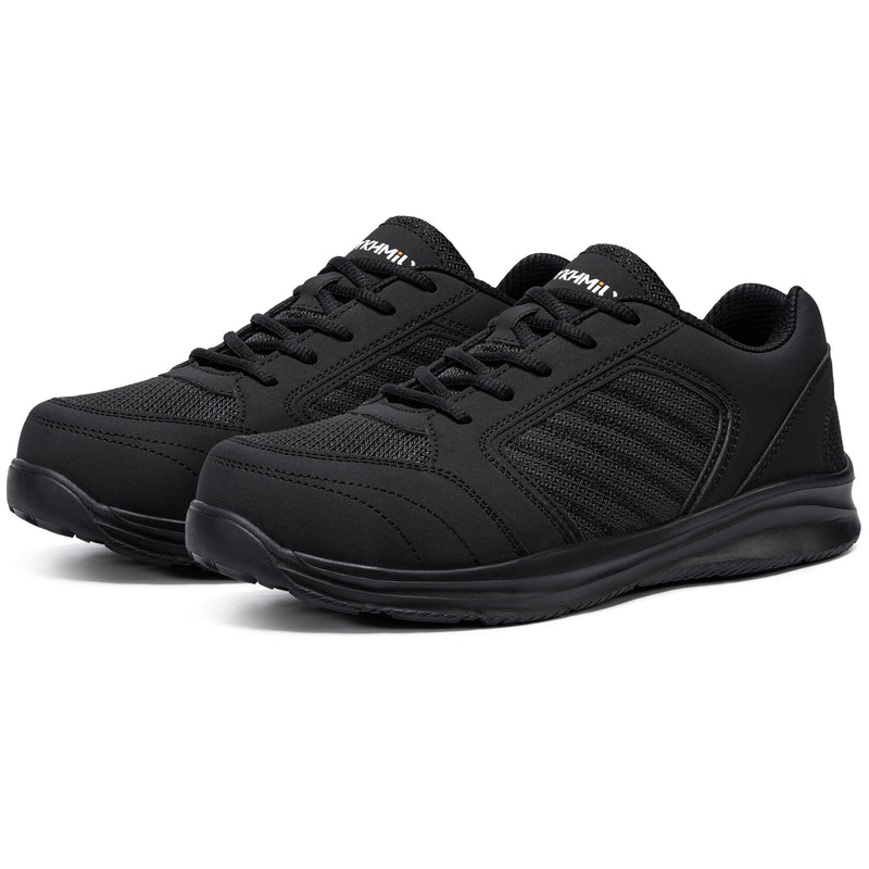 DYKHMILY Safety Trainers Mens Steel Toe Cap Trainers Light Weight Anti Smashing Breathable Puncture Proof Comfortable Fashion Safety Shoes Work Trainers