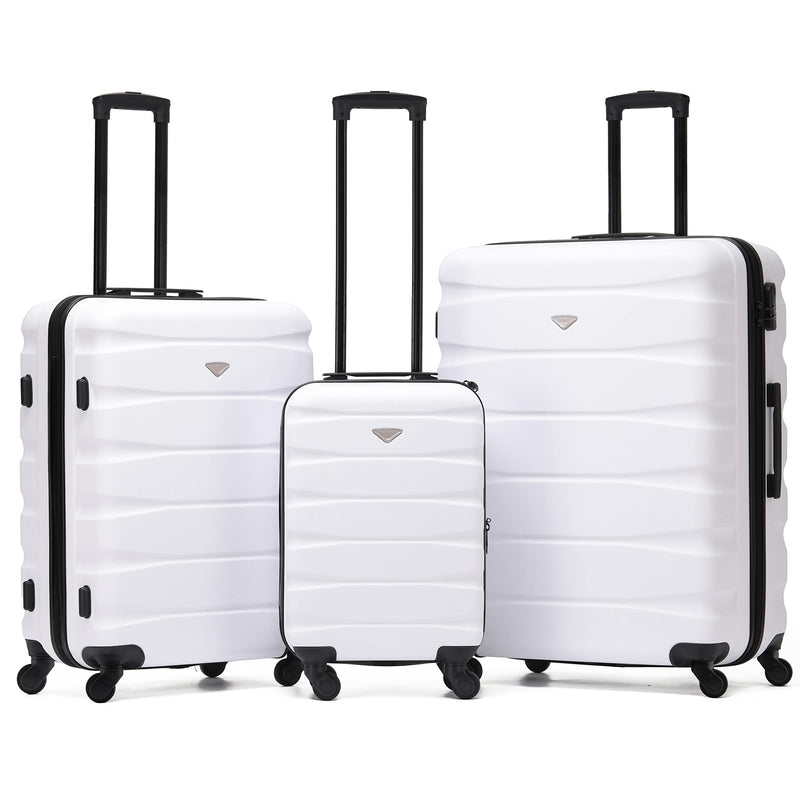 Flight Knight Lightweight 4 Wheel ABS Hard Case Extra Large Suitcase Approved for Over 100 Airlines Including easyJet, British Airways, Ryanair, Jet2, Emirates & Many More - Check-in Large Size 29"