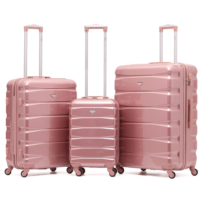 Flight Knight Lightweight 4 Wheel ABS Hard Case Extra Large Suitcase Approved for Over 100 Airlines Including easyJet, British Airways, Ryanair, Jet2, Emirates & Many More - Check-in Large Size 29"