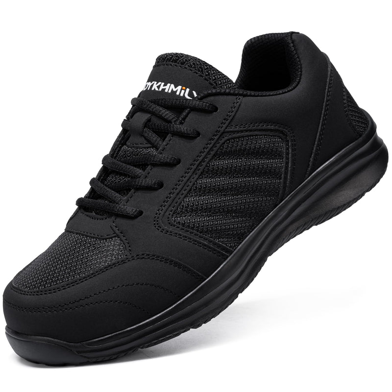 DYKHMILY Safety Trainers Mens Steel Toe Cap Trainers Light Weight Anti Smashing Breathable Puncture Proof Comfortable Fashion Safety Shoes Work Trainers