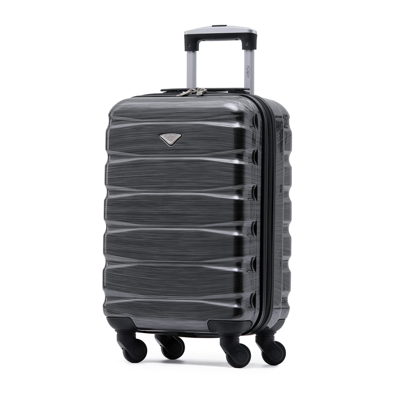 Flight Knight Lightweight 4 Wheel ABS Hard Case Extra Large Suitcase Approved for Over 100 Airlines Including easyJet, British Airways, Ryanair, Jet2, Emirates & Many More - Check-in Large Size 29"