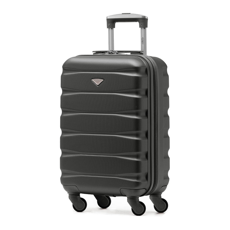 Flight Knight Lightweight 4 Wheel ABS Hard Case Extra Large Suitcase Approved for Over 100 Airlines Including easyJet, British Airways, Ryanair, Jet2, Emirates & Many More - Check-in Large Size 29"