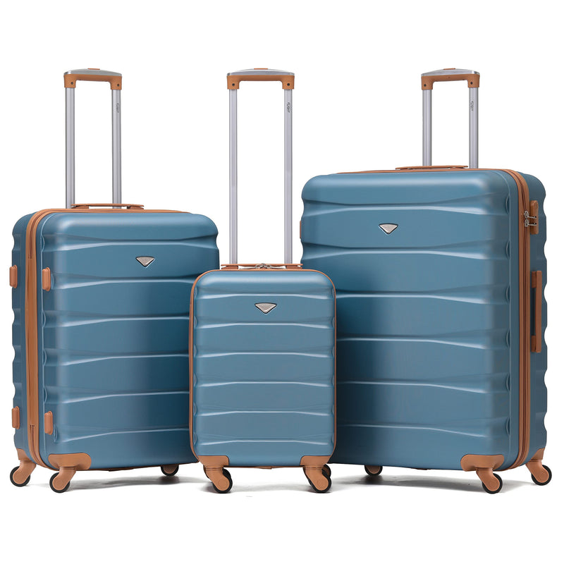 Flight Knight Lightweight 4 Wheel ABS Hard Case Extra Large Suitcase Approved for Over 100 Airlines Including easyJet, British Airways, Ryanair, Jet2, Emirates & Many More - Check-in Large Size 29"