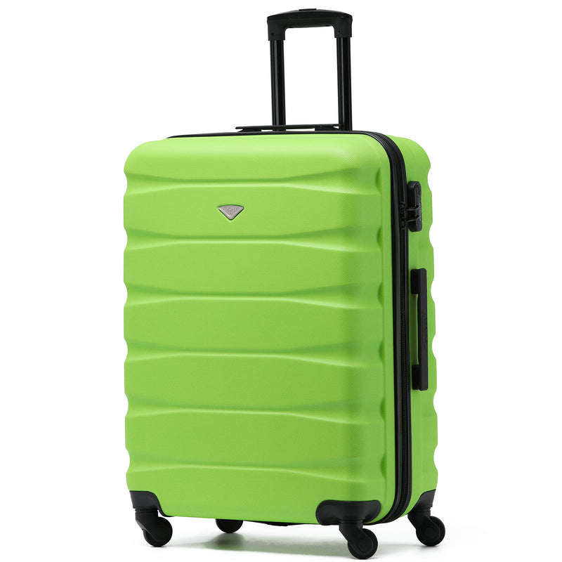 Flight Knight Lightweight 4 Wheel ABS Hard Case Extra Large Suitcase Approved for Over 100 Airlines Including easyJet, British Airways, Ryanair, Jet2, Emirates & Many More - Check-in Large Size 29"