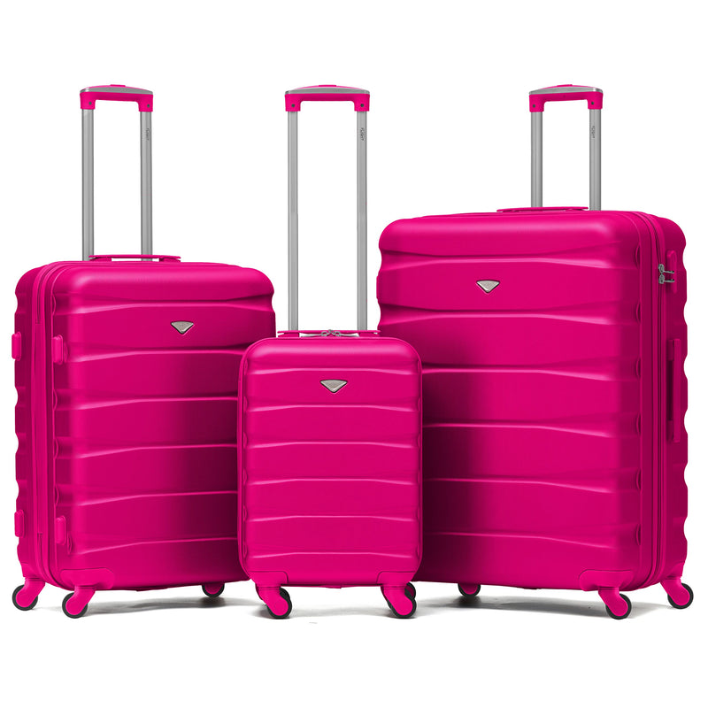 Flight Knight Lightweight 4 Wheel ABS Hard Case Extra Large Suitcase Approved for Over 100 Airlines Including easyJet, British Airways, Ryanair, Jet2, Emirates & Many More - Check-in Large Size 29"