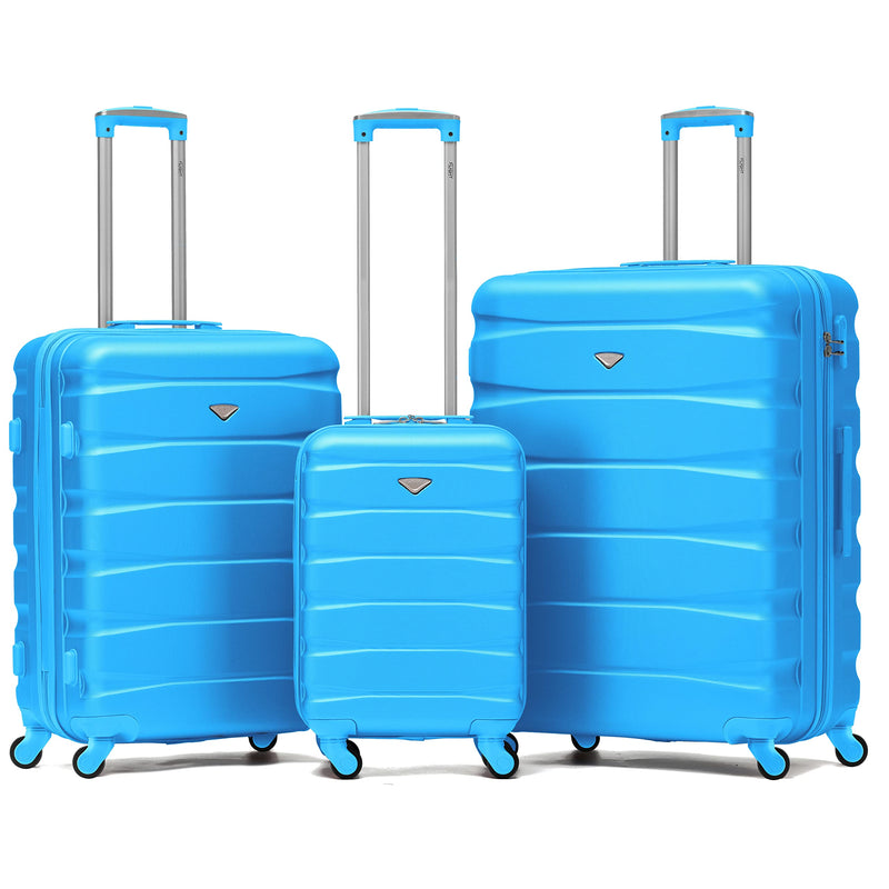 Flight Knight Lightweight 4 Wheel ABS Hard Case Extra Large Suitcase Approved for Over 100 Airlines Including easyJet, British Airways, Ryanair, Jet2, Emirates & Many More - Check-in Large Size 29"