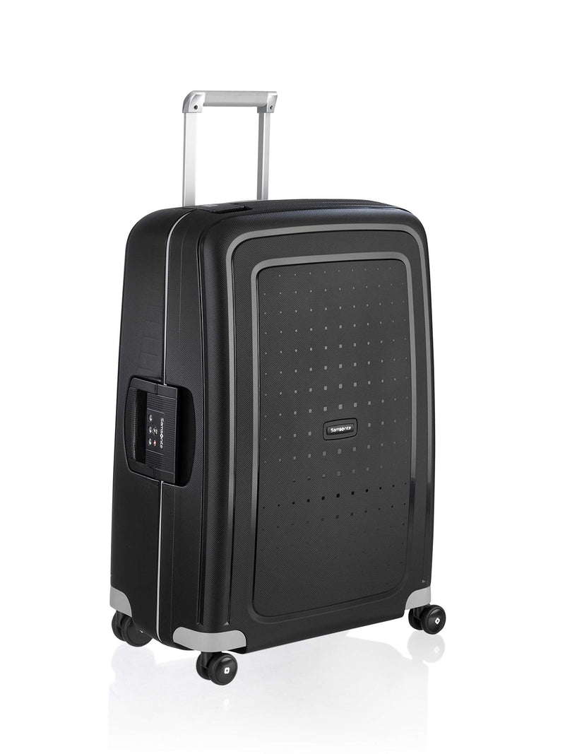 Samsonite S'Cure - Spinner L Suitcase, 75 cm, 102 L, Black (Black)