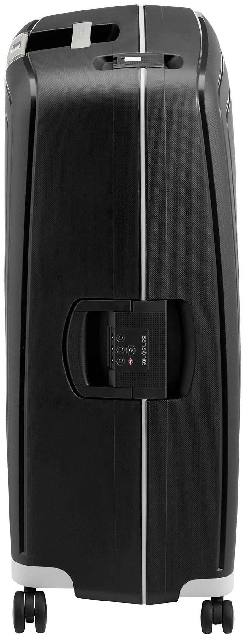 Samsonite S'Cure - Spinner L Suitcase, 75 cm, 102 L, Black (Black)