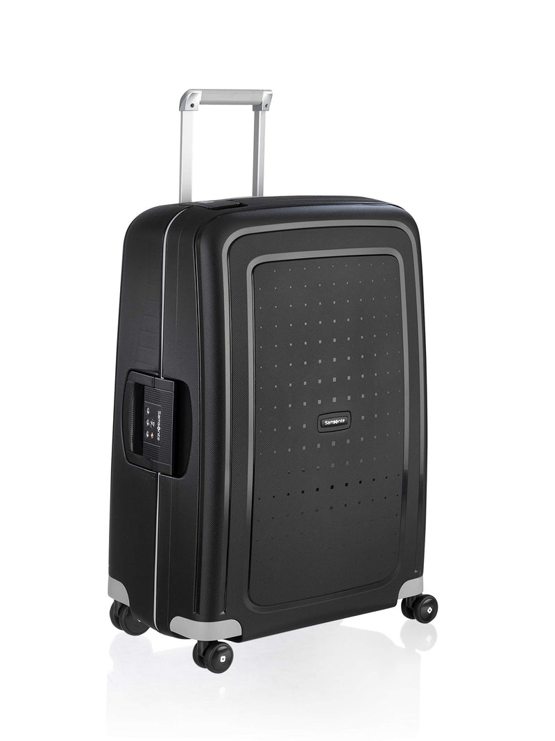 Samsonite S'Cure - Spinner L Suitcase, 75 cm, 102 L, Black (Black)