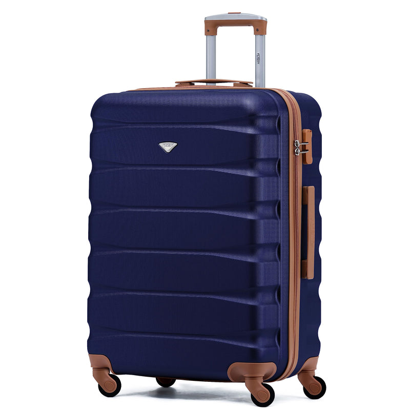 Flight Knight Lightweight 4 Wheel ABS Hard Case Extra Large Suitcase Approved for Over 100 Airlines Including easyJet, British Airways, Ryanair, Jet2, Emirates & Many More - Check-in Large Size 29"